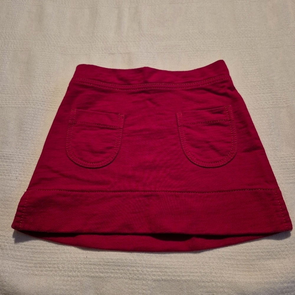 Tea Collection girls size 3 candy apple red skirt, vguc